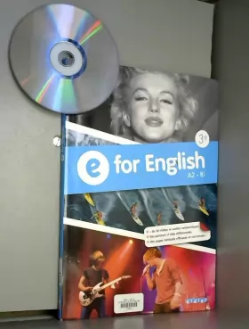 Couverture du produit · E for English 3e - Livre + DVD-Rom