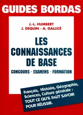 Couverture du produit · LES CONNAISSANCES DE BASE (Ancienne Edition)