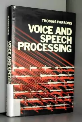 Couverture du produit · Voice and Speech Processing