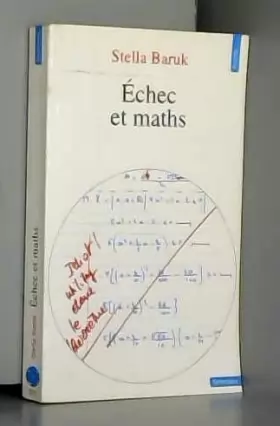Couverture du produit · Échec et maths