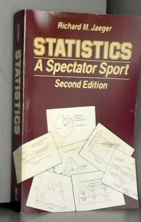 Couverture du produit · Statistics: A Spectator Sport