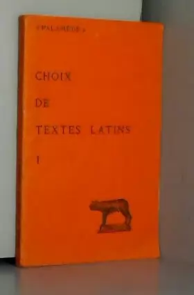 Couverture du produit · Textes Latins- Palamede- Tome 1- Pour La Licence- Les Examens Et Concours (Cicéron- César- Salluste- Lucrèce- Ovide- Sénèque- M