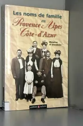 Couverture du produit · Les noms de famille en Provence-Alpes-Côte d'Azur