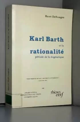 Couverture du produit · Karl barth et la rationalite 121696