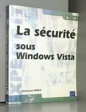 Couverture du produit · La sécurité sous Windows Vista