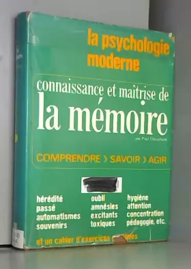 Couverture du produit · Connaissance et Maîtrise de la Mémoire.