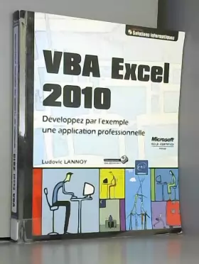 Couverture du produit · VBA Excel 2010 - Développez par l'exemple une application professionnelle