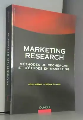 Couverture du produit · Marketing Research