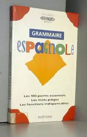 Couverture du produit · Grammaire espagnole