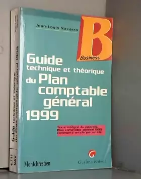 Couverture du produit · Guide technique et théorique du plan comptable général, 1999