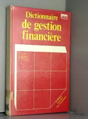Couverture du produit · Dictionnaire de gestion financière