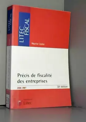 Couverture du produit · Précis de fiscalité des entreprises : Edition 2006-2007 (ancienne édition)