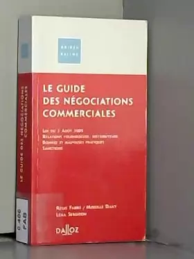 Couverture du produit · Le guide des négociations commerciales