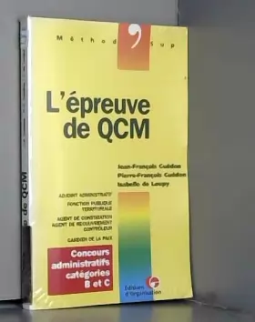 Couverture du produit · L'épreuve de QCM, 2ème édition