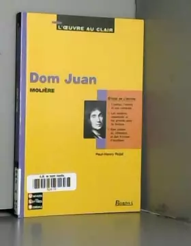 Couverture du produit · Dom Juan - Etude de l'oeuvre