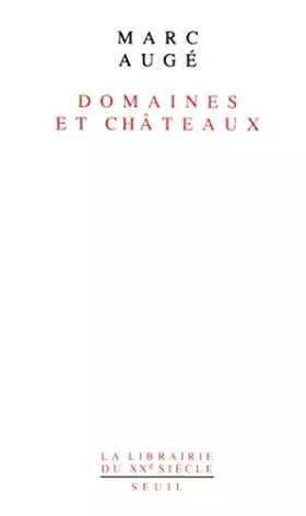 Couverture du produit · Domaines et Châteaux
