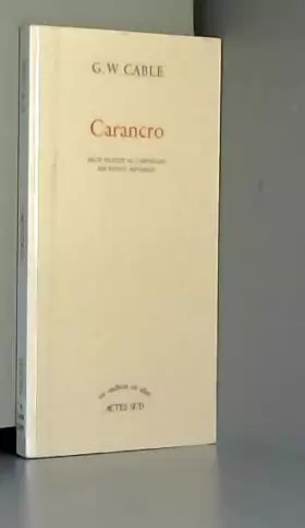 Couverture du produit · Carancro