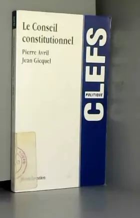 Couverture du produit · Le Conseil Constitutionnel