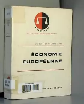 Couverture du produit · Economie européenne. Thémis, sciences économiques.