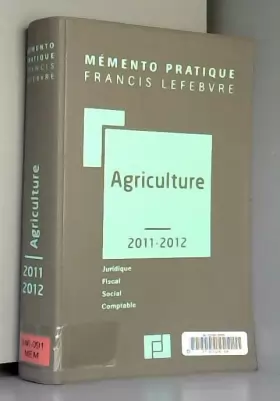 Couverture du produit · MEMENTO AGRICULTURE 2011-2012