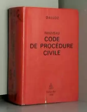 Couverture du produit · Nouveau code de procédure civile: Code de procédure civile, code de l'organisation judiciair