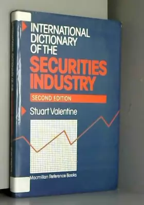 Couverture du produit · International Dictionary of the Securities Industry