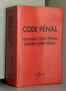Couverture du produit · Code pénal 1997-1998