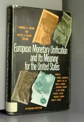 Couverture du produit · European Monetary Unification and Its Meaning for the United States