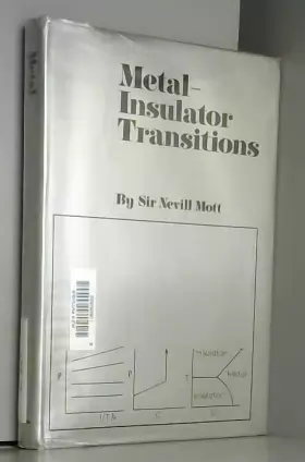 Couverture du produit · Metal-insulator Transitions