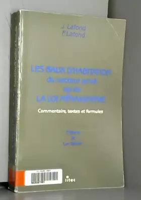 Couverture du produit · Les baux d'habitation d'après la loi mehaignerie  (1987) (ancienne édition)