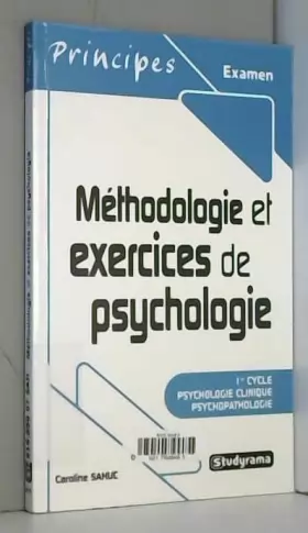 Couverture du produit · Méthodologie et exercices en psychologie clinique et psychopathologie