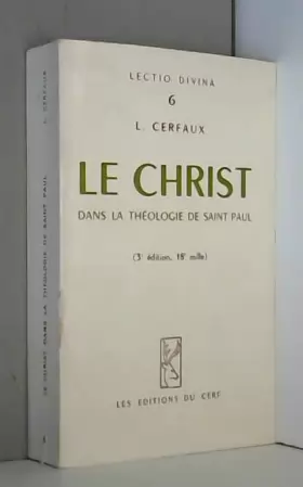 Couverture du produit · Le Christ dans la Théologie de Saint Paul (3è édition, 12è mille)