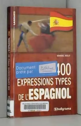 Couverture du produit · 400 Expressions Types de l'Espagnol