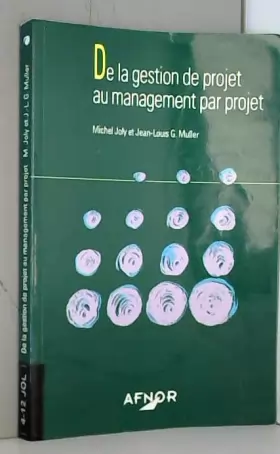 Couverture du produit · De la gestion de projet au management par projet