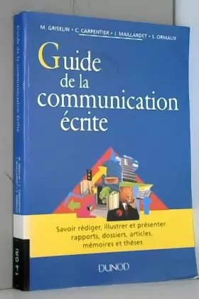 Couverture du produit · Guide de la communication écrite