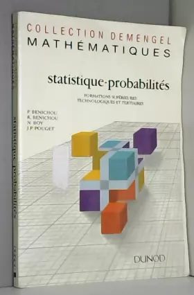 Couverture du produit · Statistique, probabilités : Formations supérieures technologiques et tertiaires