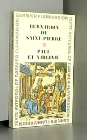 Couverture du produit · Bernardin de Saint-Pierre. Paul et Virginie : . Chronologie et préface par Robert Mauzi