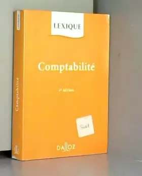 Couverture du produit · COMPTABILITE. 4ème édition 1998