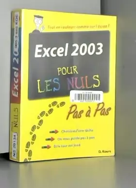Couverture du produit · Excel 2003 pour les Nuls