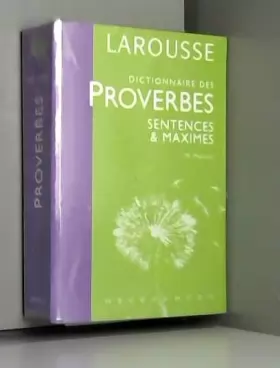 Couverture du produit · Dictionnaire des proverbes, sentences et maximes