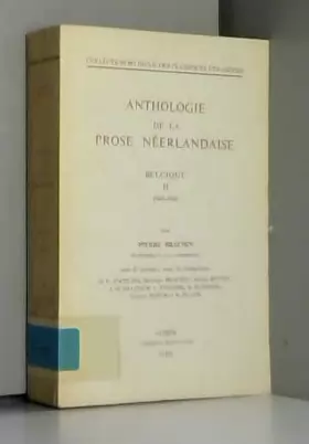 Couverture du produit · Anthologie de la prose néerlandaise, belgique II 1940-1968