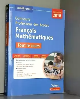 Couverture du produit · Concours professeur des écoles tout le cours français et mathématiques 5e edt