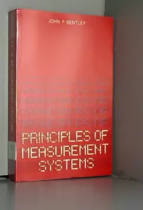 Couverture du produit · Principles of Measurement Systems