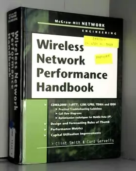 Couverture du produit · Wireless Network Performance Handbook