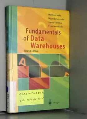 Couverture du produit · Fundamentals of Data Warehouses