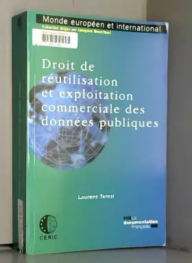 Couverture du produit · Droit de réutilisation et exploitation commerciale des données publiques (n.32)