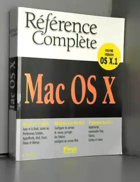 Couverture du produit · Référence complete Mac OS X