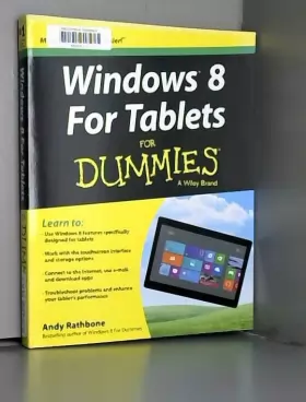 Couverture du produit · Windows For Tablets For Dummies