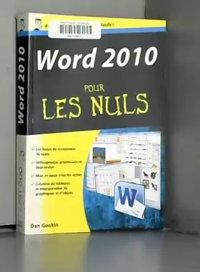 Couverture du produit · Word 2010 Poche Pour les Nuls