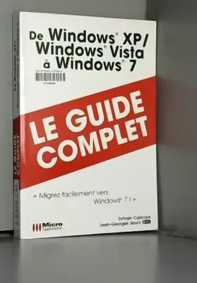 Couverture du produit · De Windows XP Windows Vista à Windows 7